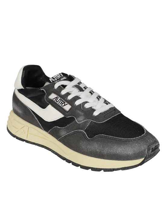 26FW 오트리 릴윈드 로우 나일론 스웨이드 스니커즈 WWLM GQ07 Black - AUTRY