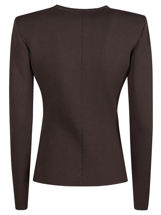 26FW 엘리자베타프랜치 가디건 MK68B66E2 Brown - ELISABETTA FRANCHI