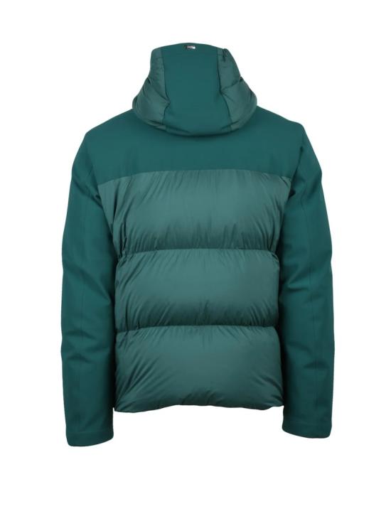 25FW 에르노 숏패딩 보틀 그린 색상의 퀼팅 폴리아미드 다운 재킷 - HERNO