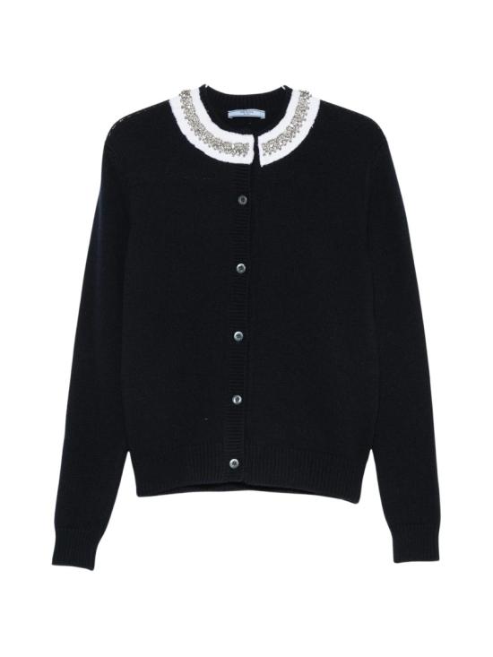 26FW 프라다 가디건 P25O51 6556 Black
