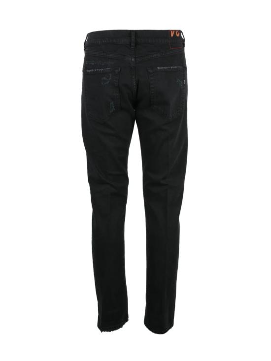 25FW 돈답 데님 블랙 아이콘 레귤러핏 스트레치 진 - DONDUP
