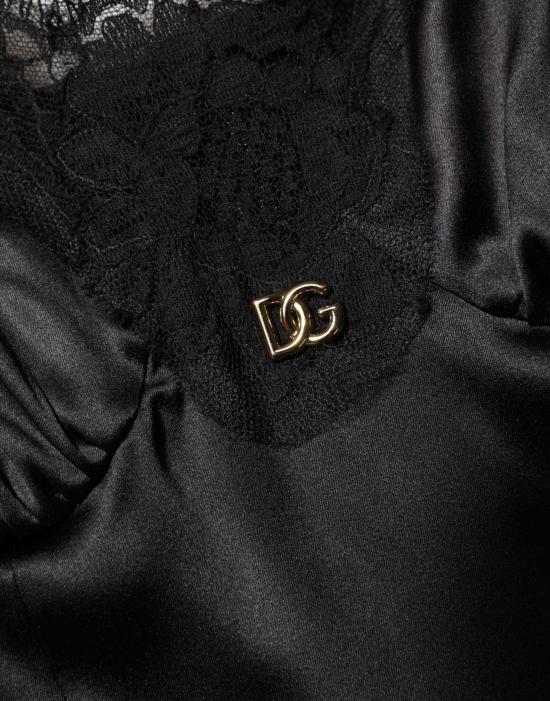 26FW 돌체앤가바나 미디 원피스 9844182974750 BLACK - DOLCE & GABBANA