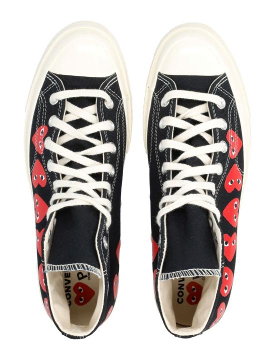 26FW 꼼데가르송 플레이 X 컨버스 스니커즈 AZK1270011 Black - COMME DES GARCONS PLAY CONVERSE
