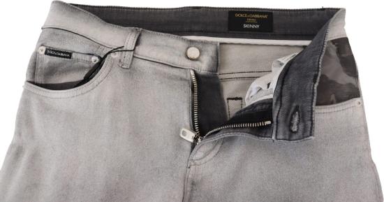 26FW 돌체앤가바나 데님 팬츠 9635958456606 GREY - DOLCE & GABBANA
