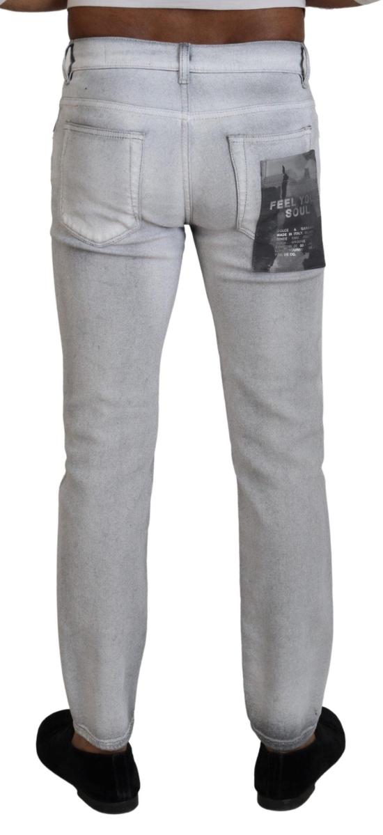 26FW 돌체앤가바나 데님 팬츠 9635958456606 GREY - DOLCE & GABBANA