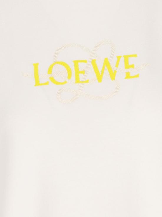 26FW 로에베 반팔 티셔츠 S359Y22XAV 2100 WHITE DOM - LOEWE