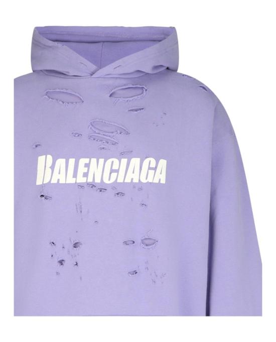  발렌시아가 탑 659403 TKVB6 3078 51502 L Purple - BALENCIAGA