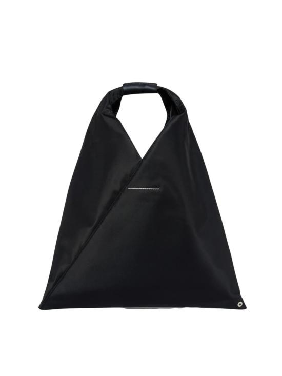 25FW MM6 메종마르지엘라 숄더백 블랙 타비 새틴 클립 클로저 숄더백 - MM6 MAISON MARGIELA