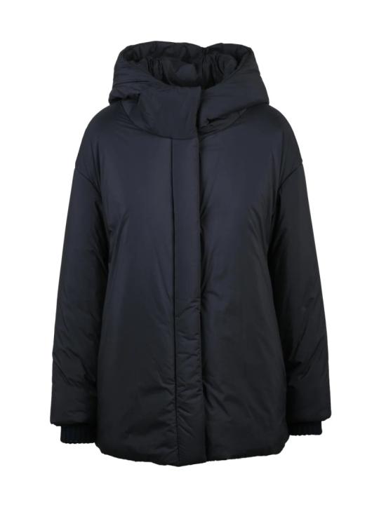 25FW 에르노 패딩 블랙 미니멀리스트 하이 칼라 폴리아미드 다운 재킷