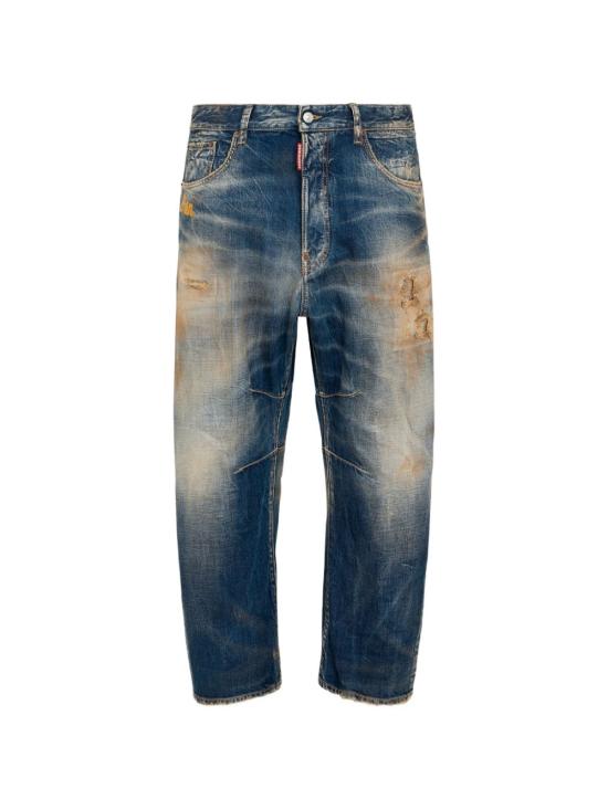 26FW 디스퀘어드2 데님 팬츠 S74LB1952D30011 470 Navy blue