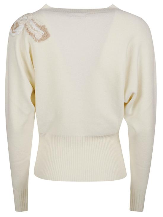 26FW 에르마노 피렌제 스웨터 D49EM013EP2 White - ERMANNO FIRENZE