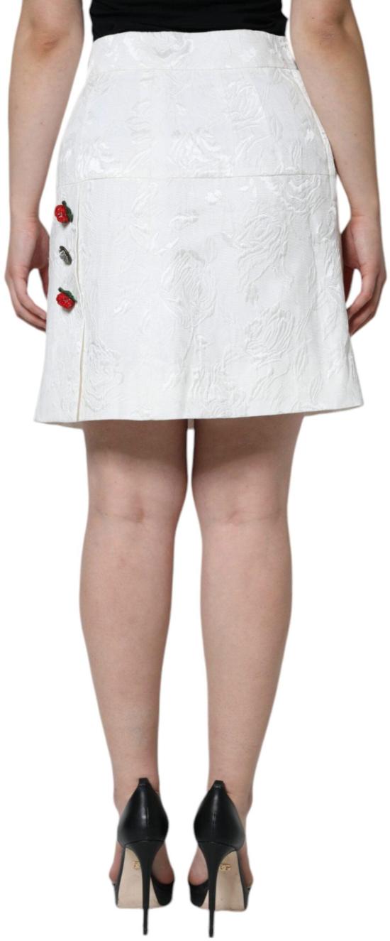 26FW 돌체앤가바나 숏 스커트 9536013533470 WHITE - DOLCE & GABBANA