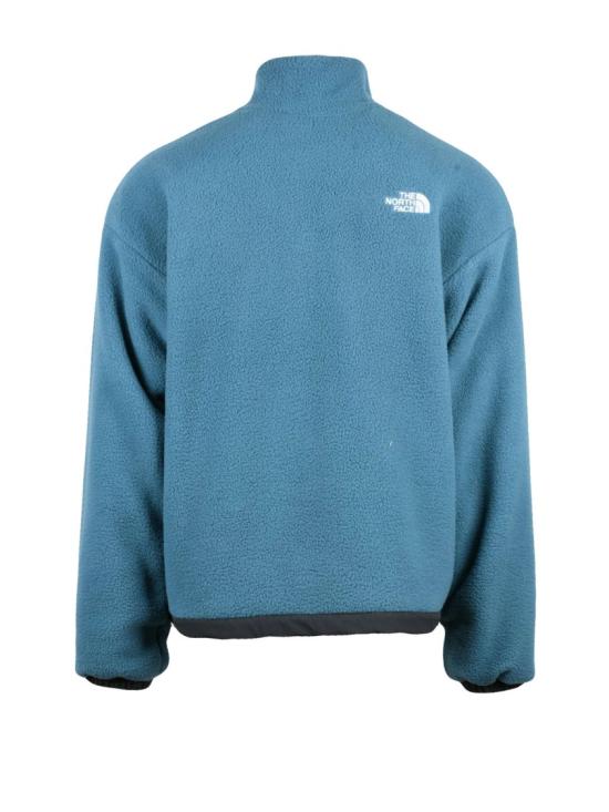 25FW 노스페이스 자켓 파란색 양면 플리스-나일론 지퍼 코트 - NORTH FACE