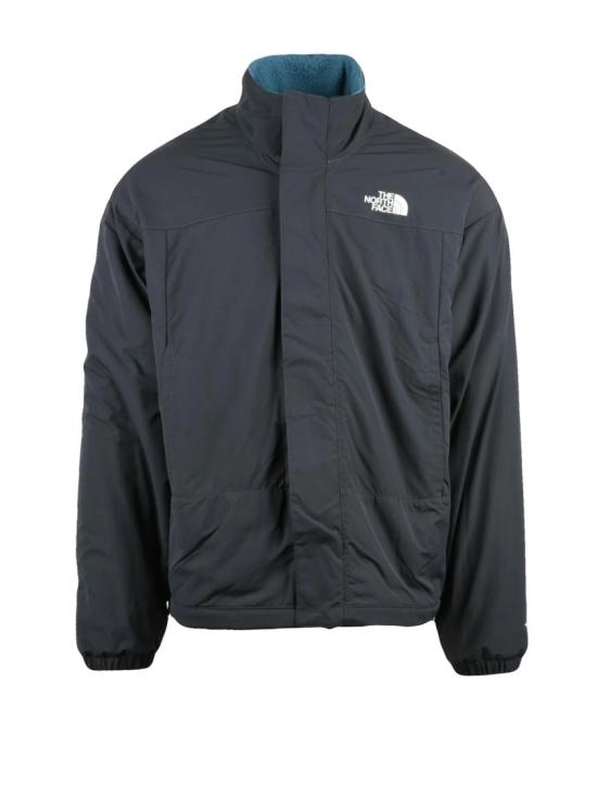 25FW 노스페이스 자켓 파란색 양면 플리스-나일론 지퍼 코트 - NORTH FACE