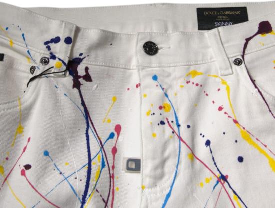 26FW 돌체앤가바나 데님 팬츠 49904168632606 WHITE - DOLCE & GABBANA