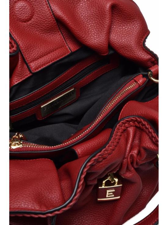 25FW 에르마노 피렌제 토트백 레드 옥타비아 텍스처드 폴리우레탄 - ERMANNO FIRENZE