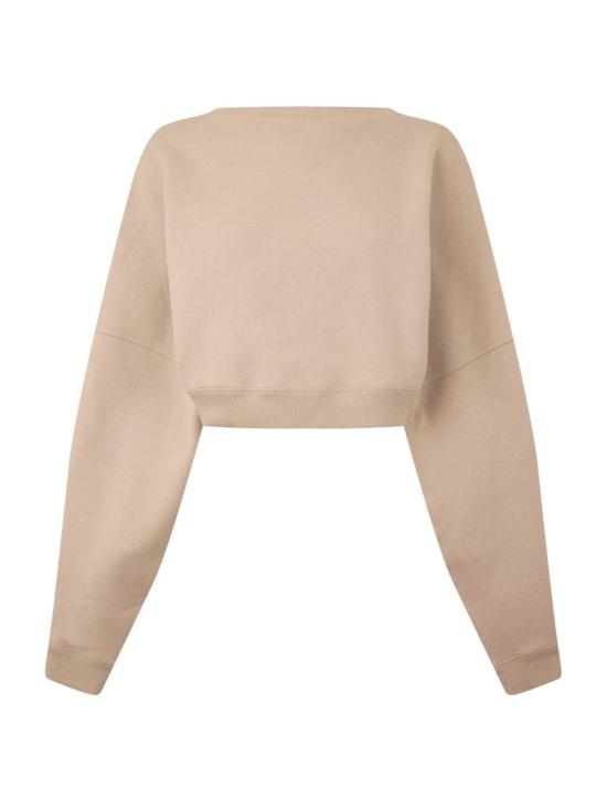 26SS 생로랑 크롭 스웨트셔츠 770879Y36SW9921 Neutrals