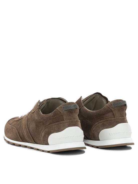26FW 브루넬로 쿠치넬리 스니커즈 MZSFG3337C9773 Brown - BRUNELLO CUCINELLI