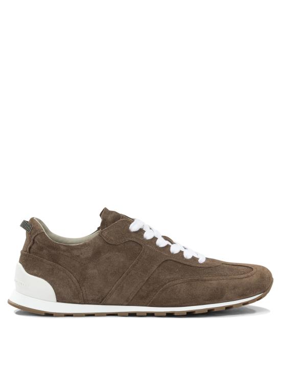 26FW 브루넬로 쿠치넬리 스니커즈 MZSFG3337C9773 Brown