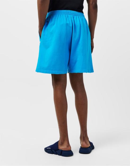 26SS 발렌시아가 숏팬츠 676137TNVG64760 Blue - BALENCIAGA
