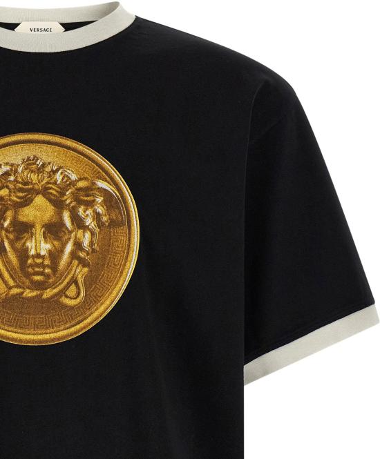 25FW 베르사체 탑 15796576387358 BLACK - VERSACE