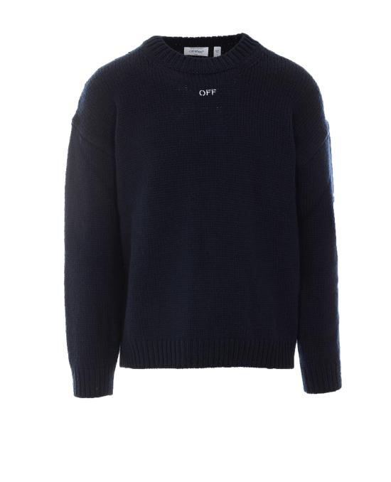 26FW 오프화이트 스웨터 OMHE212F26KNI001 411 BLUE