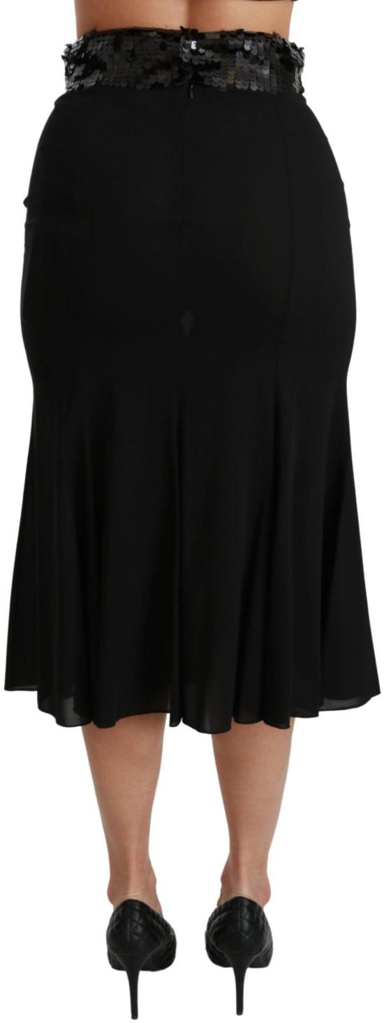 26FW 돌체앤가바나 미디 스커트 9069608567070 BLACK - DOLCE & GABBANA