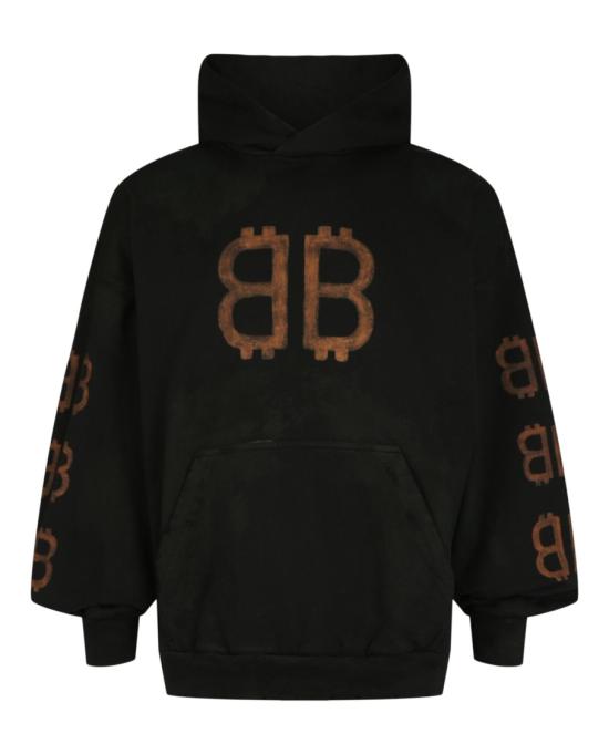  발렌시아가 탑 742603 TOVN7 1055 00974 M Black