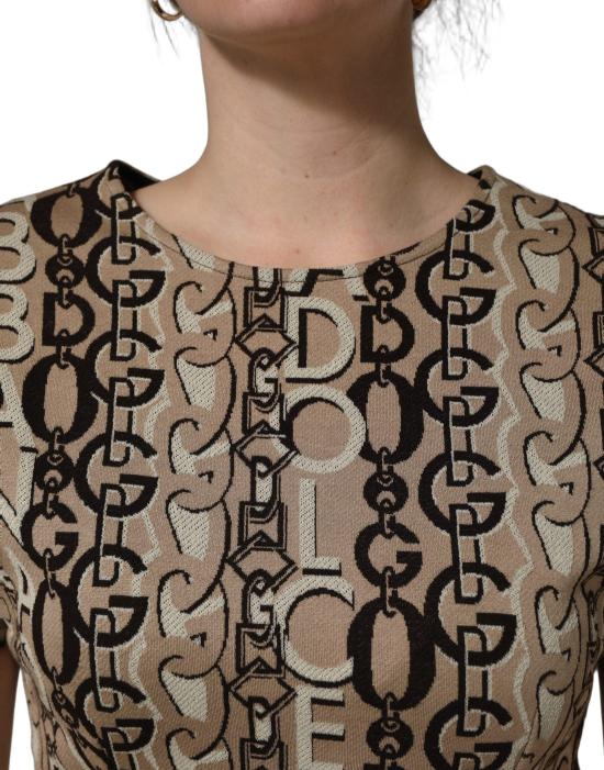 26FW 돌체앤가바나 미디 원피스 50801664786718 BROWN - DOLCE & GABBANA