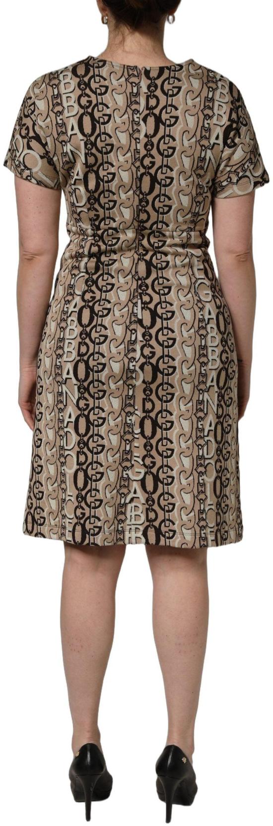 26FW 돌체앤가바나 미디 원피스 50801664786718 BROWN - DOLCE & GABBANA