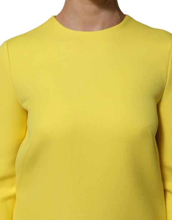26FW 돌체앤가바나 미디 원피스 9844138148126 YELLOW - DOLCE & GABBANA