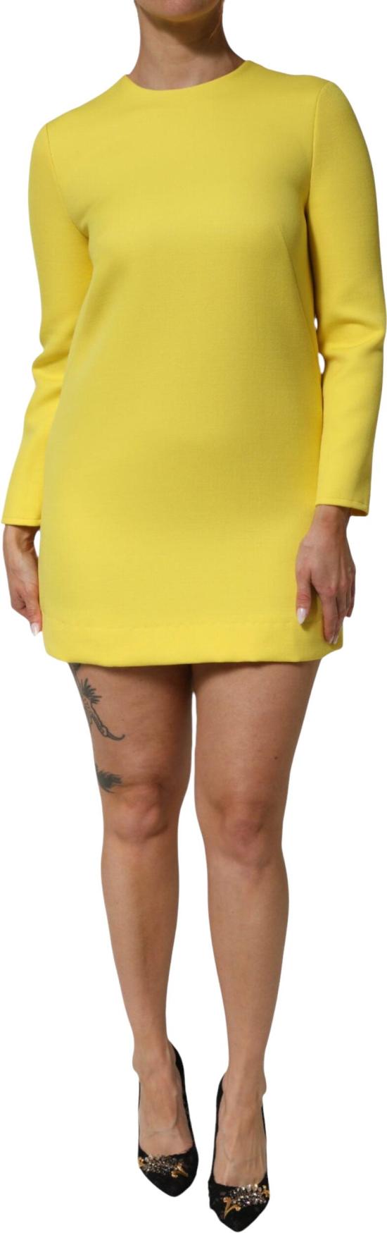 26FW 돌체앤가바나 미디 원피스 9844138148126 YELLOW