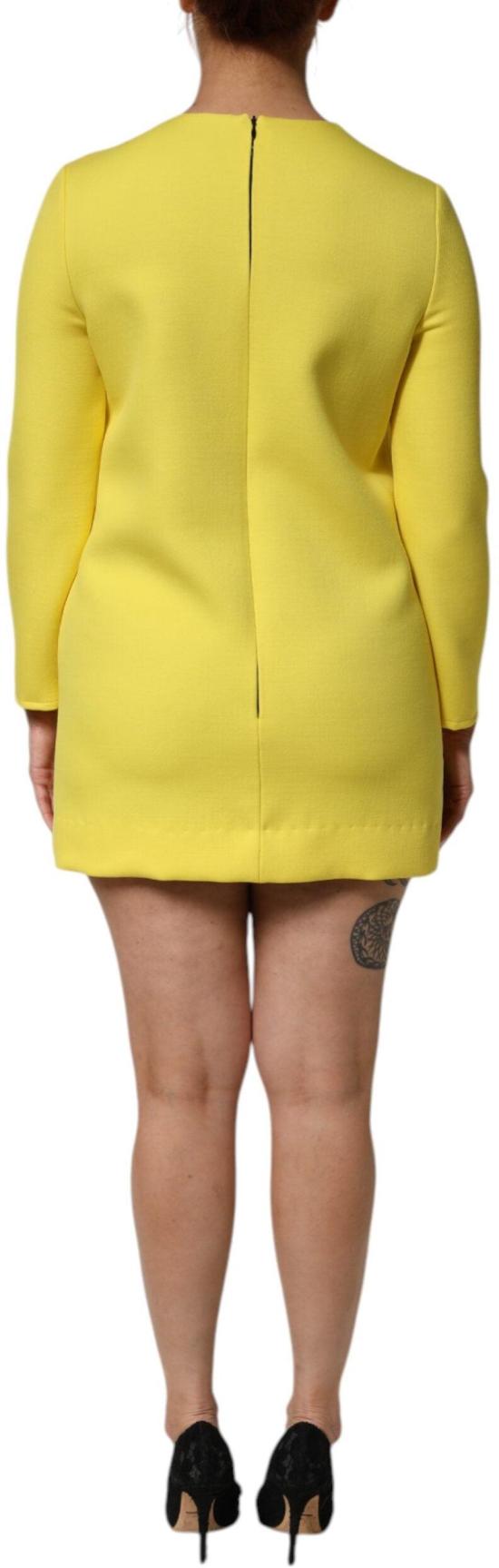 26FW 돌체앤가바나 미디 원피스 9844138148126 YELLOW - DOLCE & GABBANA