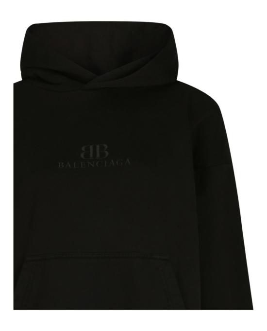  발렌시아가 미디엄 핏 후드 티셔츠 767877 TQVS9 2020 00974 XS Black - BALENCIAGA