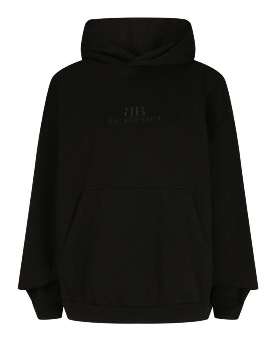  발렌시아가 미디엄 핏 후드 티셔츠 767877 TQVS9 2020 00974 XS Black