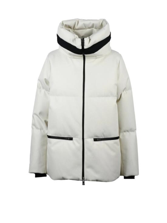 25FW 에르노 패딩 화이트 사이드 슬릿 폴리에스터 다운 재킷