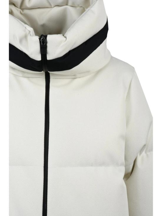 25FW 에르노 패딩 화이트 사이드 슬릿 폴리에스터 다운 재킷 - HERNO