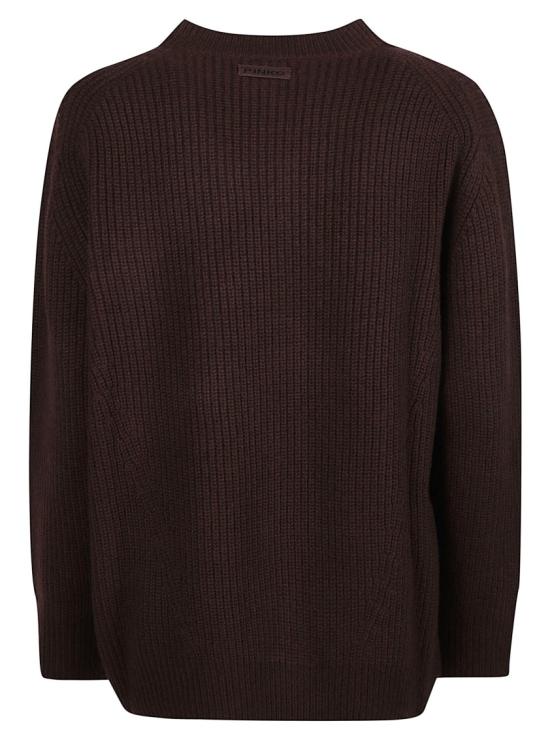 26FW 핑코 스웨터 107872 A3P4 Burgundy - PINKO