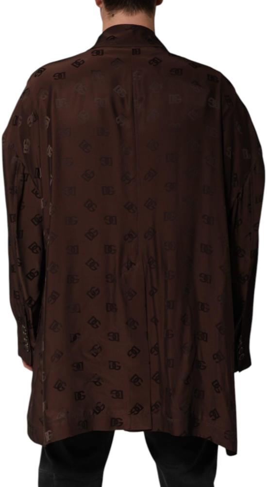 26FW 돌체앤가바나 트렌치 코트 9828235936030 BROWN - DOLCE & GABBANA