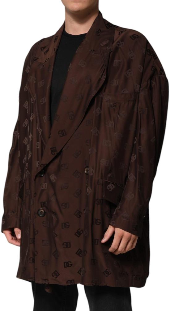26FW 돌체앤가바나 트렌치 코트 9828235936030 BROWN - DOLCE & GABBANA