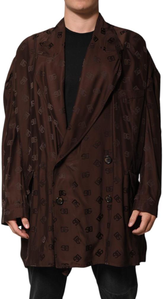 26FW 돌체앤가바나 트렌치 코트 9828235936030 BROWN - DOLCE & GABBANA
