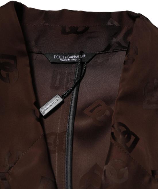 26FW 돌체앤가바나 트렌치 코트 9828235936030 BROWN - DOLCE & GABBANA