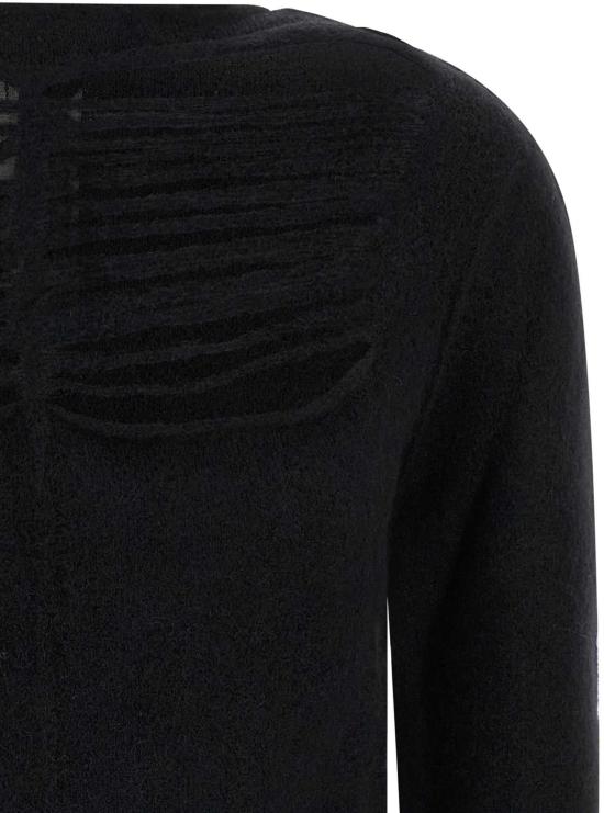 25FW 릭 오웬스 니트웨어 10121355624734 BLACK - RICK OWENS