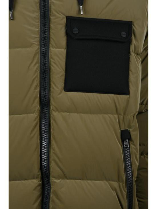 25FW 에르노 패딩 밀리터리 그린 퀼팅 폴리아미드 다운 재킷 - HERNO