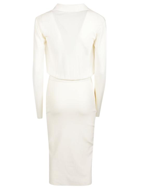 26FW 엘리자베타프랜치 미디 원피스 AM19S66E2 White - ELISABETTA FRANCHI