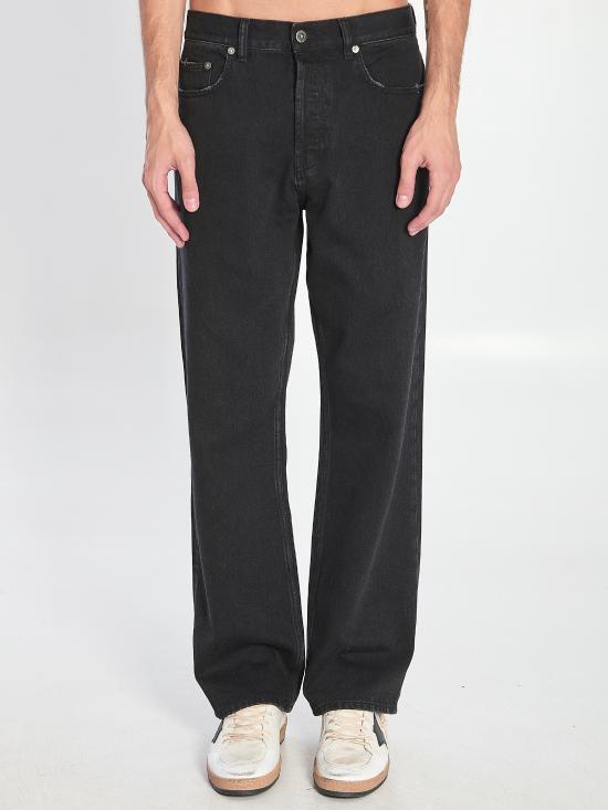 26FW 골든구스 스트레이트 팬츠 GMP01636P000625 90100 BLACK