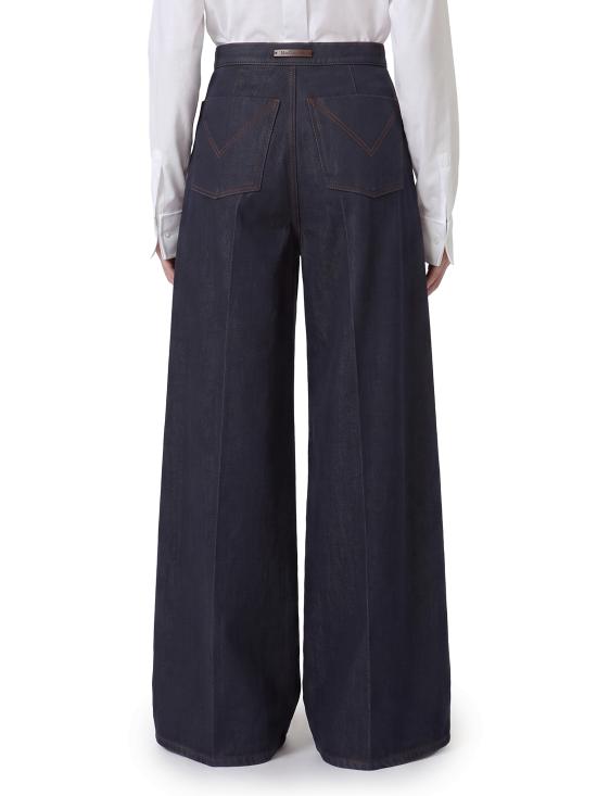 26FW 막스마라 스트레이트 팬츠 262113603260010564 001 BLUE - MAX MARA