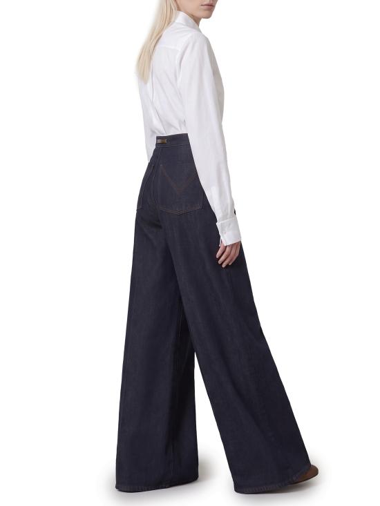 26FW 막스마라 스트레이트 팬츠 262113603260010564 001 BLUE - MAX MARA