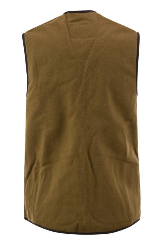 26FW 바버 웜 파일 웨이스트코트 집 인 라이너 MLI0004 MLI BR31 LIGHT BROWN - BARBOUR
