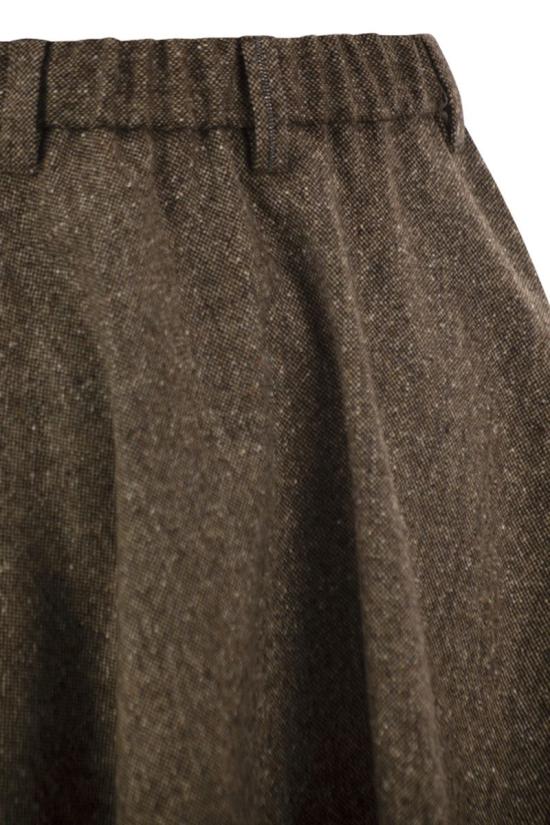 26FW 브루넬로 쿠치넬리 스커트 MD002G4103 C002 DARK BROWN - BRUNELLO CUCINELLI